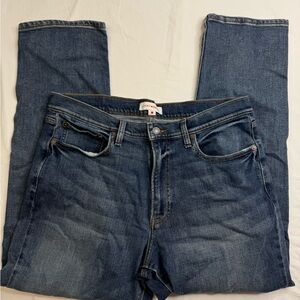 Lucky Brand Mens Jeans Size 34x30 Denim Cotton Spandex Straight Leg Blue A040625